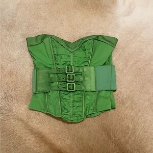 Bebe Vibrant Green Top